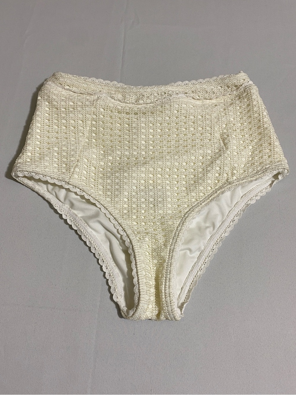 PEONY Wicker Midi Pant Bikini Bottom Women's Size 2